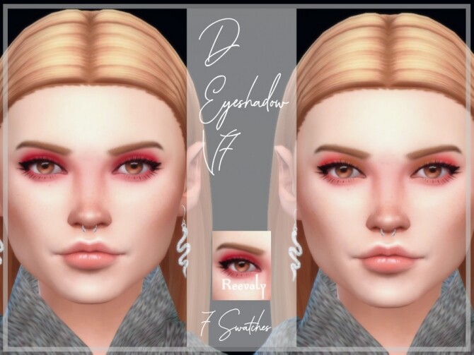 Sims 4 D Eyeshadow V7 by Reevaly at TSR