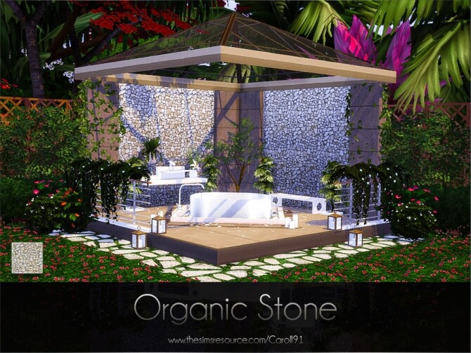 Sims 4 Organic Stone by Caroll91 at TSR