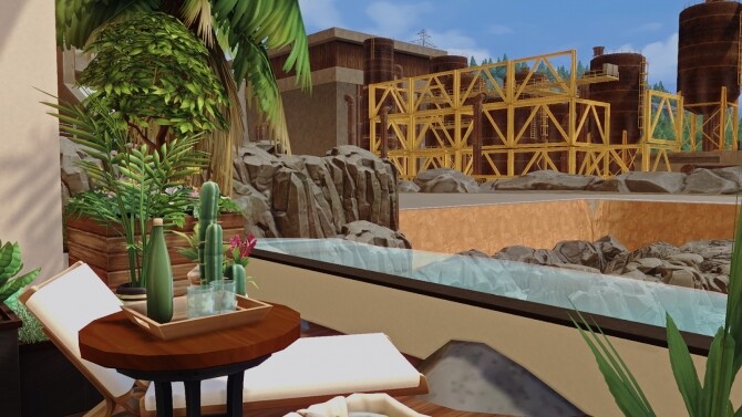 Sims 4 Waterfall Eco House at Akai Sims – kaibellvert