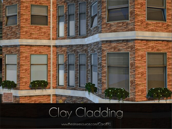 Sims 4 Clay Cladding by Caroll91 at TSR