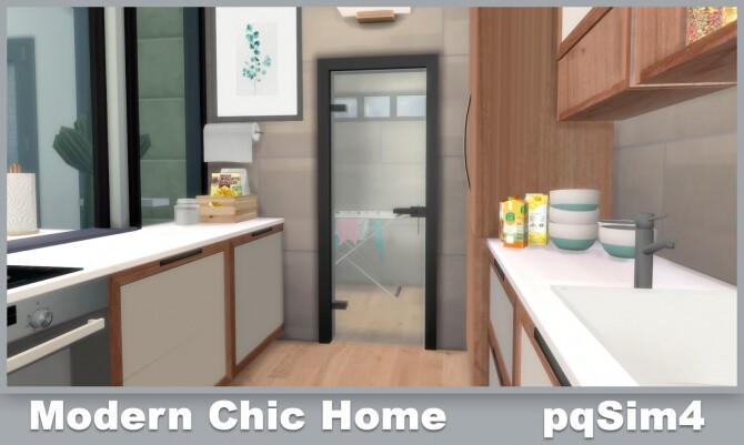 Sims 4 Modern Chic Home at pqSims4