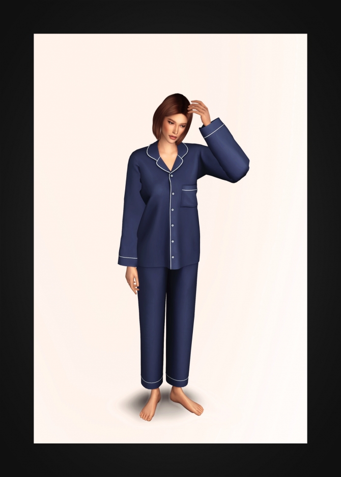 Pajama Set AF at Gorilla » Sims 4 Updates