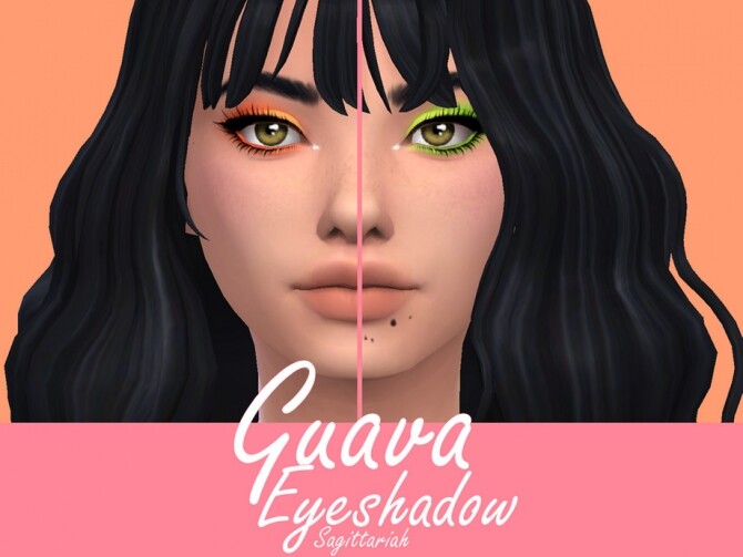 Sims 4 Guava Eyeshadow by Sagittariah at TSR
