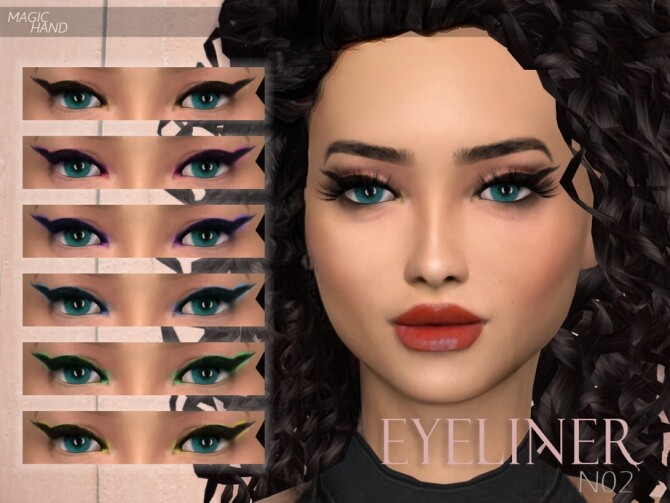 Sims 4 Eyeliner N02 by MagicHand at TSR