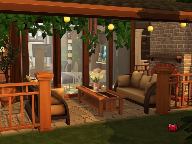 Sims 4 Sasha micro home no cc by melapples at TSR