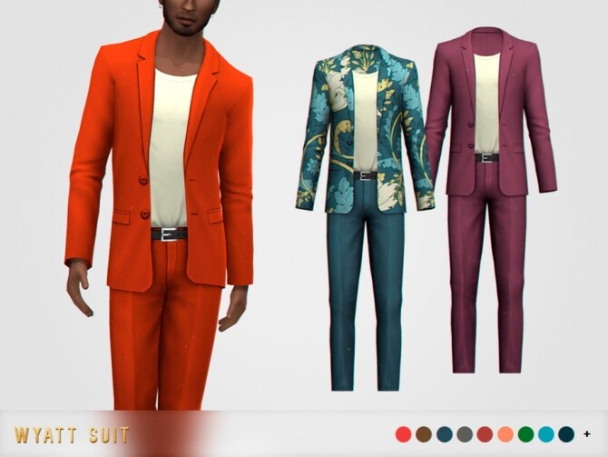 Sims 4 Wyatt Suit by pixelette at TSR