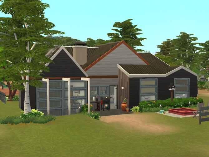 Sims 4 Eclectic Bungalow by ssigga at TSR