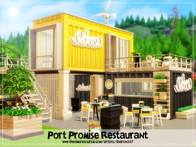 Sims 4 Port Promise Restaurant Nocc by sharon337 at TSR