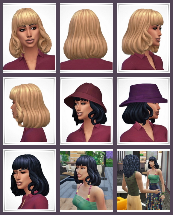 Sims 4 Franceska Hair at Birksches Sims Blog