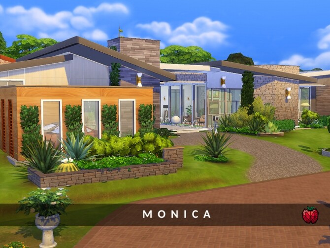 Sims 4 Monica Home by melapples at TSR