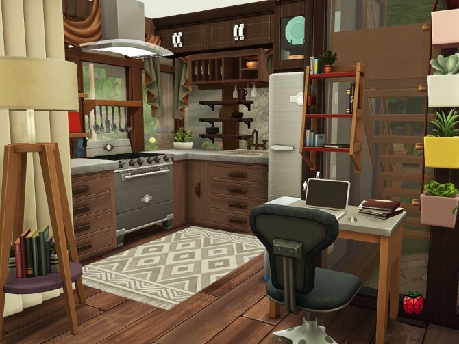 Sims 4 Sasha micro home no cc by melapples at TSR