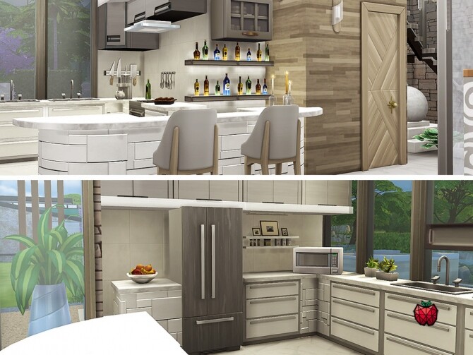 Sims 4 Aileen house no cc by melapples at TSR