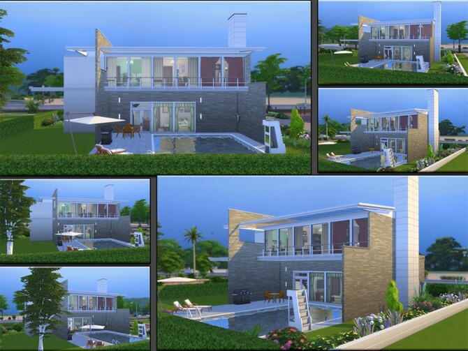 Sims 4 MB Stepped Building by matomibotaki at TSR