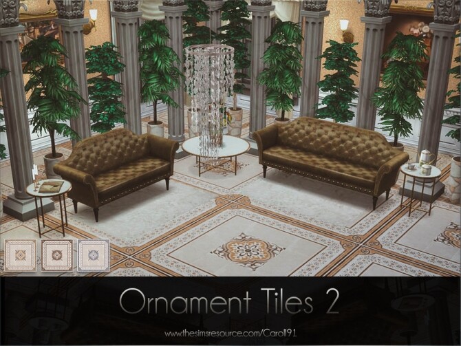 Sims 4 Ornament Tiles 2 by Caroll91 at TSR