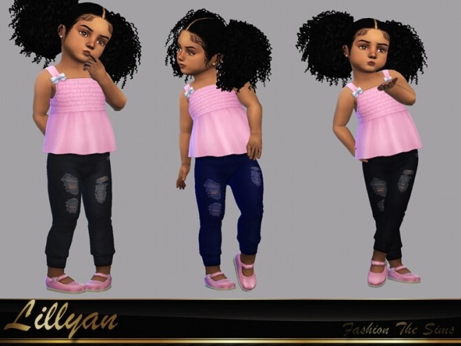 Sims 4 Baby pants by LYLLYAN at TSR