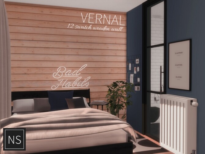 Sims 4 Vernal Walls by Networksims at TSR