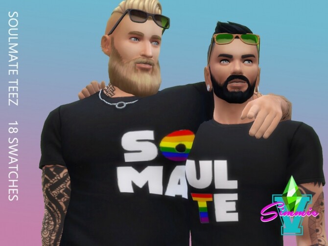 Sims 4 Soulmates Teez by SimmieV at TSR