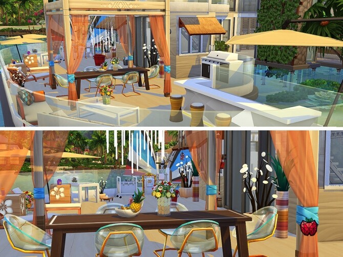 Sims 4 Evelyn house no cc by melapples at TSR