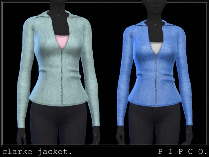 Sims 4 Clarke jacket by Pipco at TSR