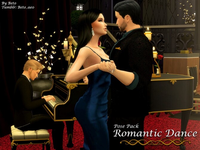 Sims 4 Romantic Dance Pose Pack by Beto ae0 at TSR