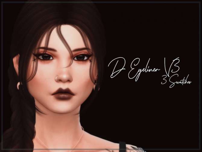 D Eyeliner V3 by Reevaly at TSR » Sims 4 Updates