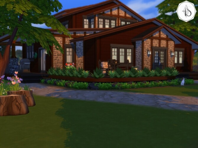 Sims 4 Sebastian house by francielesims at TSR