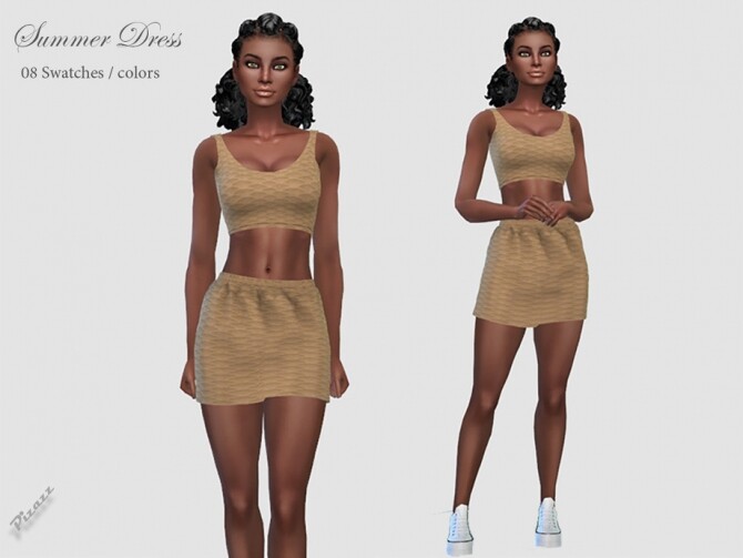 Sims 4 Summer Dress by pizazz at TSR