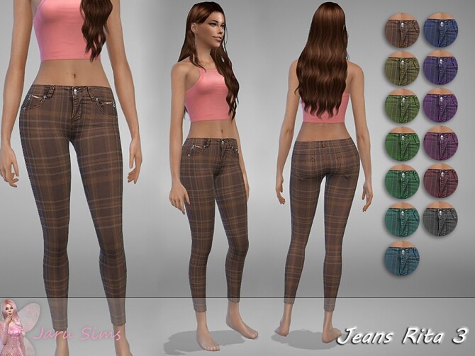 Sims 4 Jeans Rita 3 by Jaru Sims at TSR
