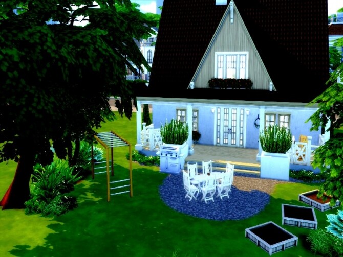 Sims 4 Eleonor house by GenkaiHaretsu at TSR