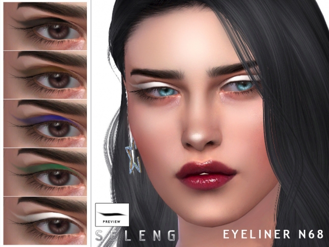 Eyeliner N68 By Seleng At Tsr » Sims 4 Updates