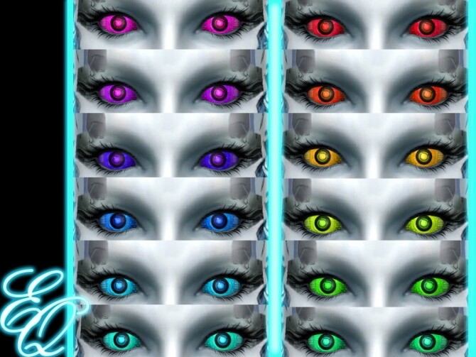 Sims 4 Synth Eyes by EvilQuinzel at TSR