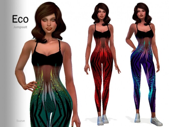 Sims 4 Eco Jumpsuit by Suzue at TSR