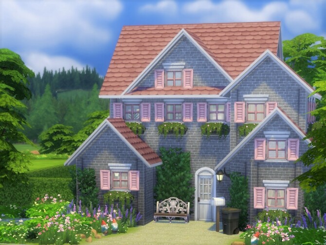 Sims 4 Grandmas Cottage by ginkgovio at TSR