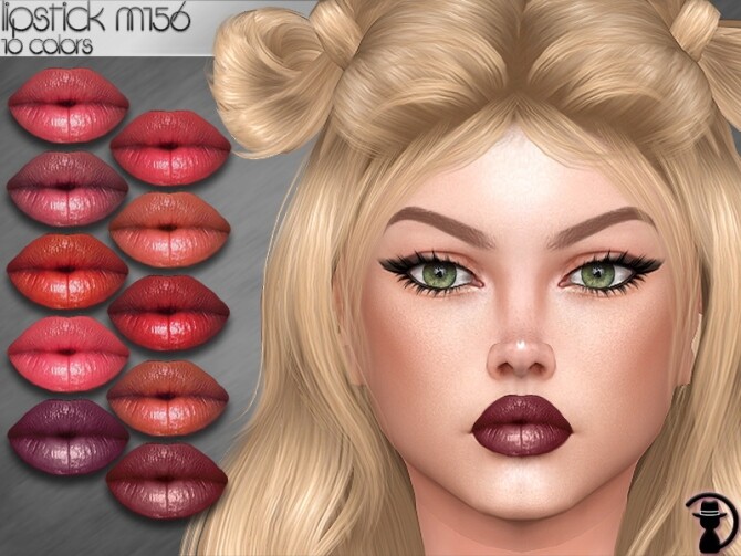 Sims 4 Lipstick M156 by turksimmer at TSR