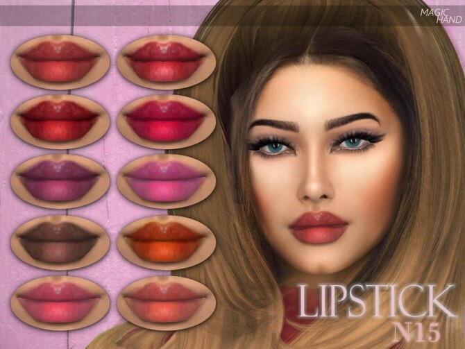 Sims 4 Lipstick N15 by MagicHand at TSR