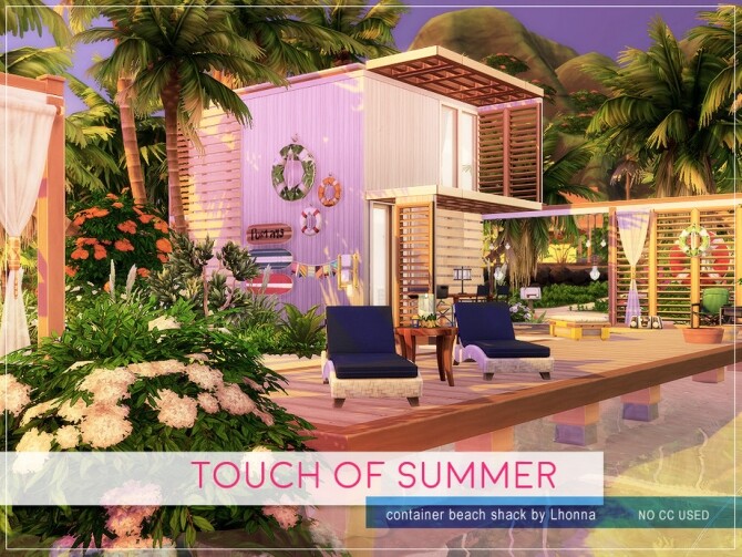 Sims 4 Touch of Summer Home by Lhonna at TSR