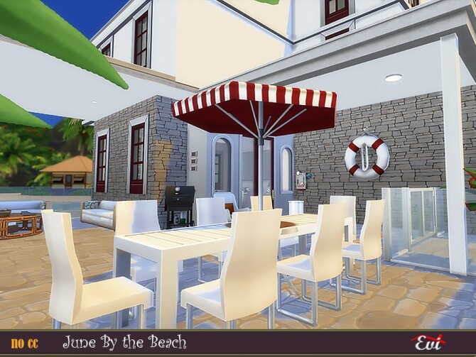 Sims 4 June By the Beach House by evi at TSR