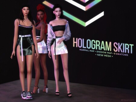 Hologram Skirt by Alexa Catt at TSR