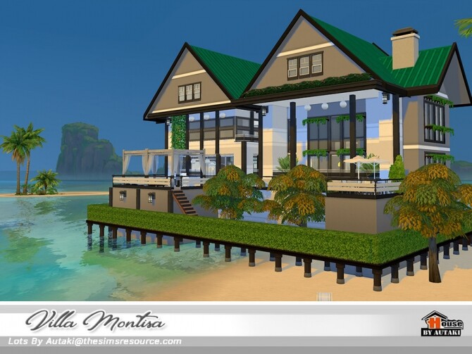 Sims 4 Villa Montisa NoCC by autaki at TSR