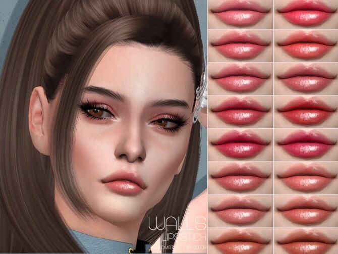 Sims 4 LMCS Walls Lipstick (HQ) by Lisaminicatsims at TSR