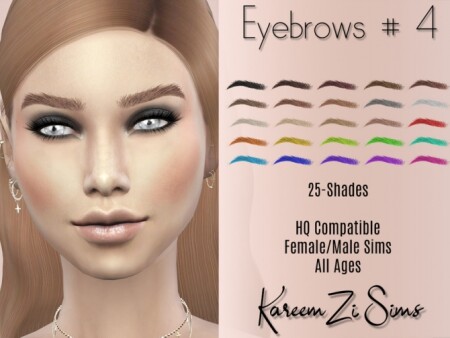 Eyebrows #4 by KareemZiSims at TSR