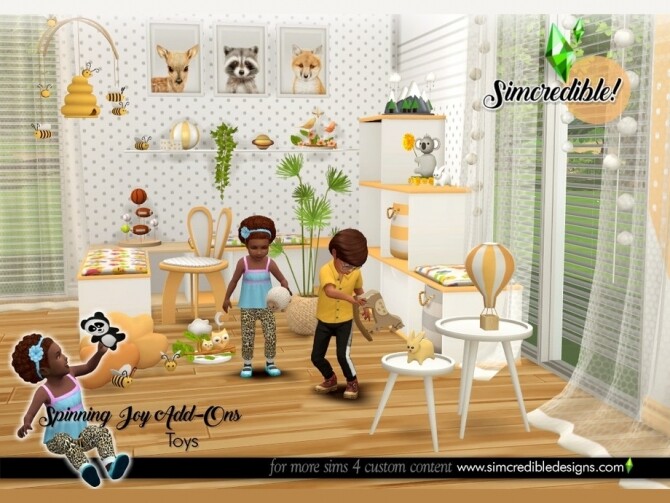 Sims 4 Spinning Joy Toys by SIMcredible at TSR