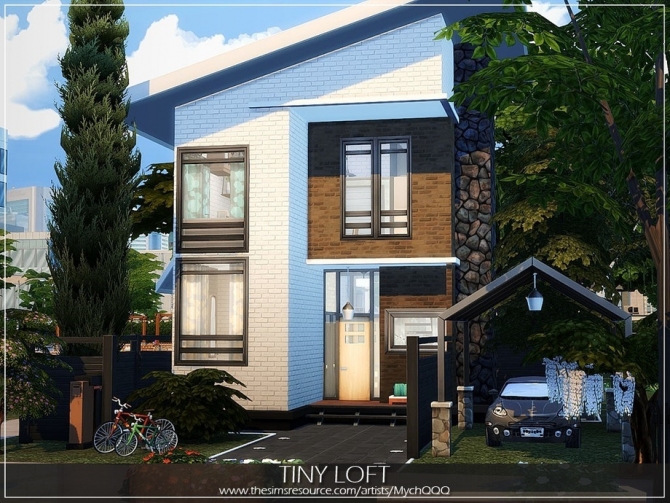 Tiny Loft by MychQQQ at TSR » Sims 4 Updates