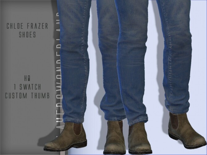 Sims 4 Chloe Frazer Boots by PlayersWonderland at TSR