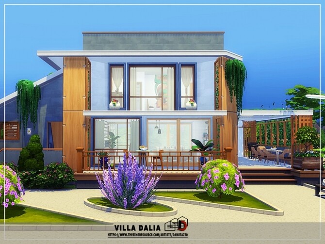 Sims 4 Villa Dalia by Danuta720 at TSR