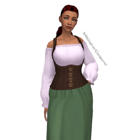 Sims 4 Glissando Blouse at leeleesims1