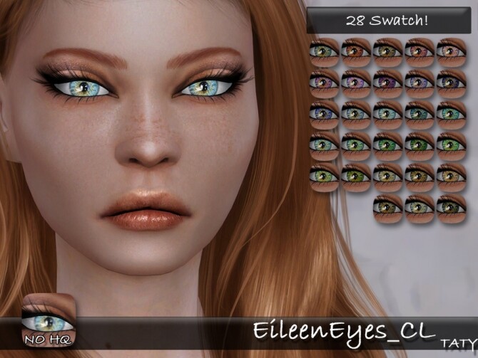 Sims 4 Eileen Eyes CL by tatygagg at TSR