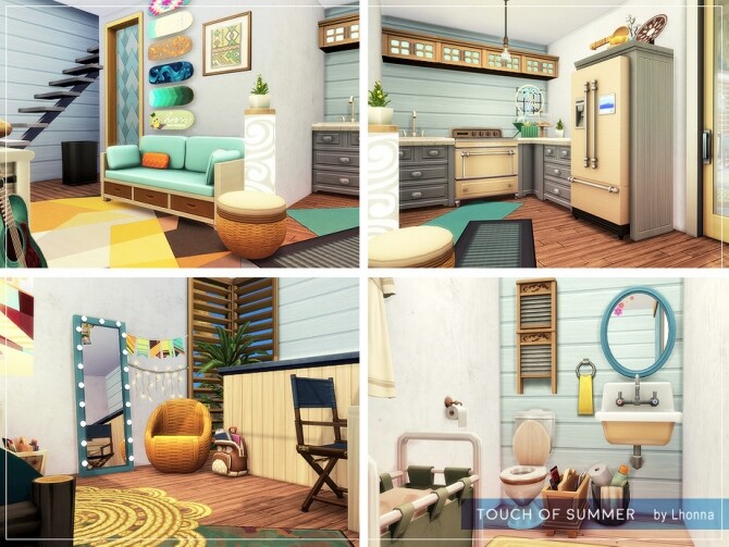 Sims 4 Touch of Summer Home by Lhonna at TSR