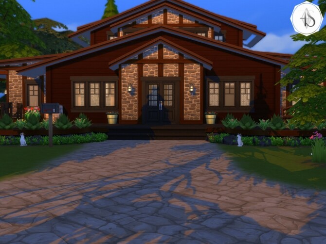 Sims 4 Sebastian house by francielesims at TSR