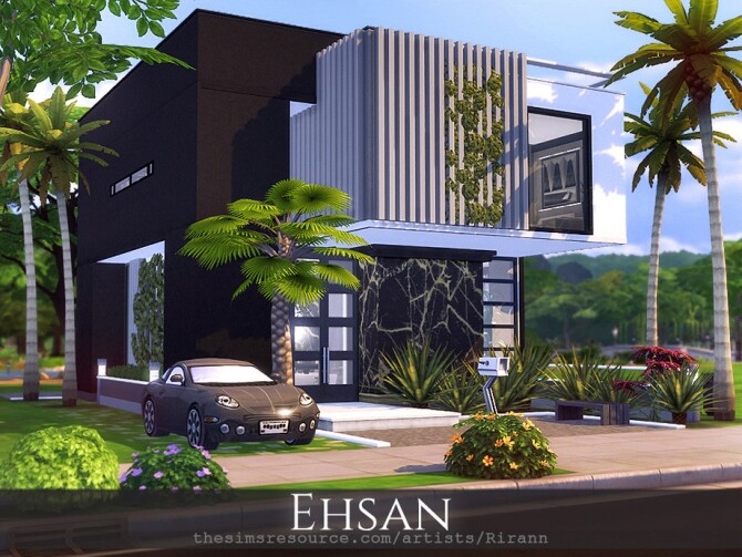 Sims 4 Ehsan house by Rirann at TSR
